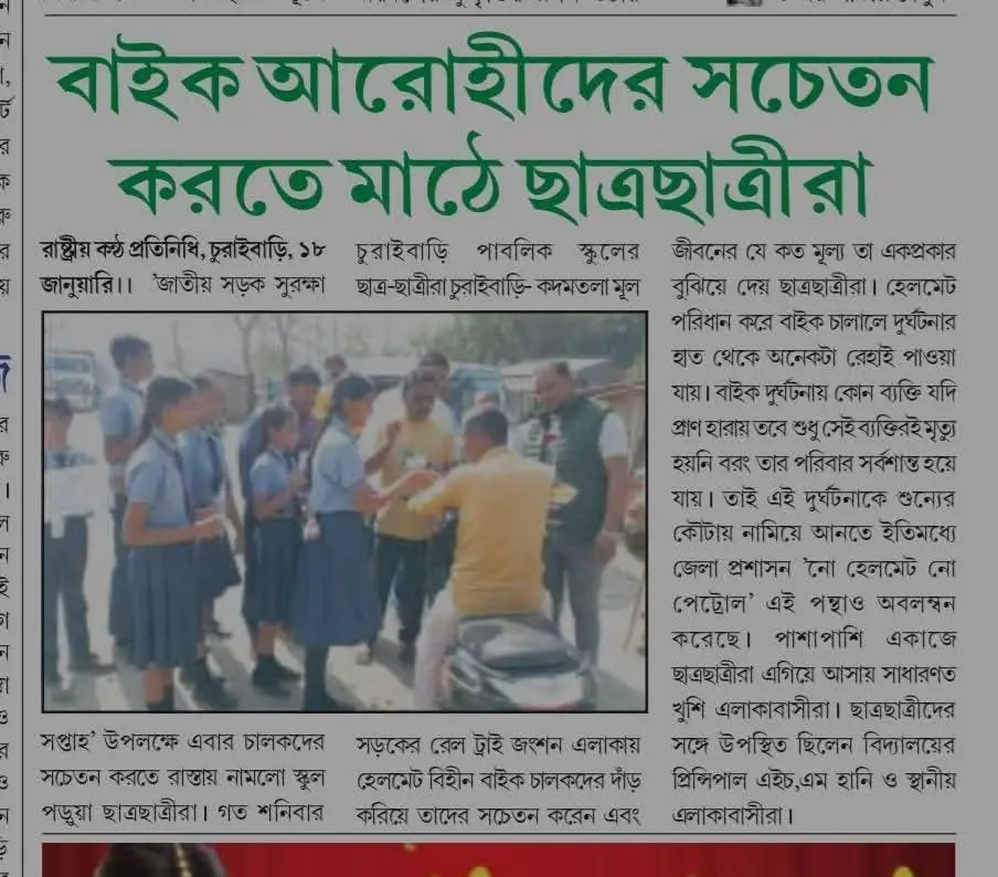 Students Awareness on Road Safety